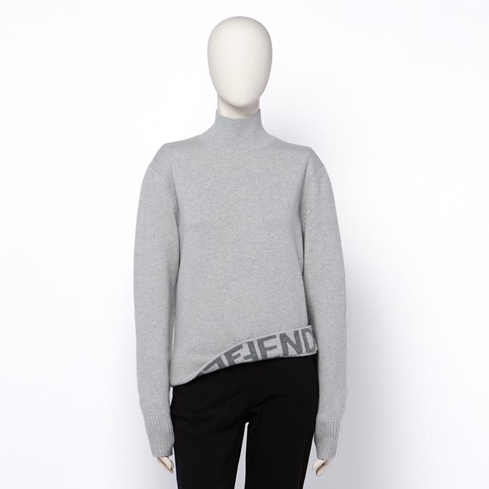 FENDI（フェンディ） 【並行輸入品】 ハイネックセーター リボン ロゴ