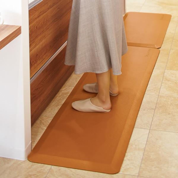 アサヒ軽金属 キッチンマット 厚手 マット Lサイズ 抗菌 防水 防油