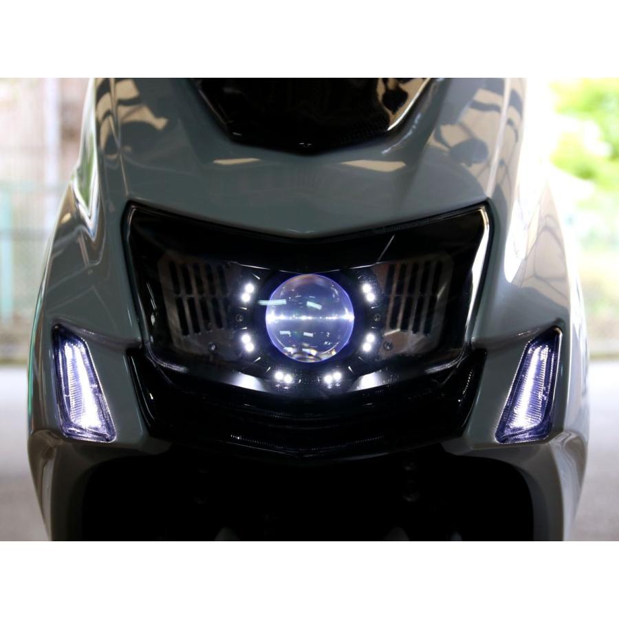 GAMMAS 5型 シグナスX CYGNUS X 魚眼ヘッドライト LED 50W 6000K