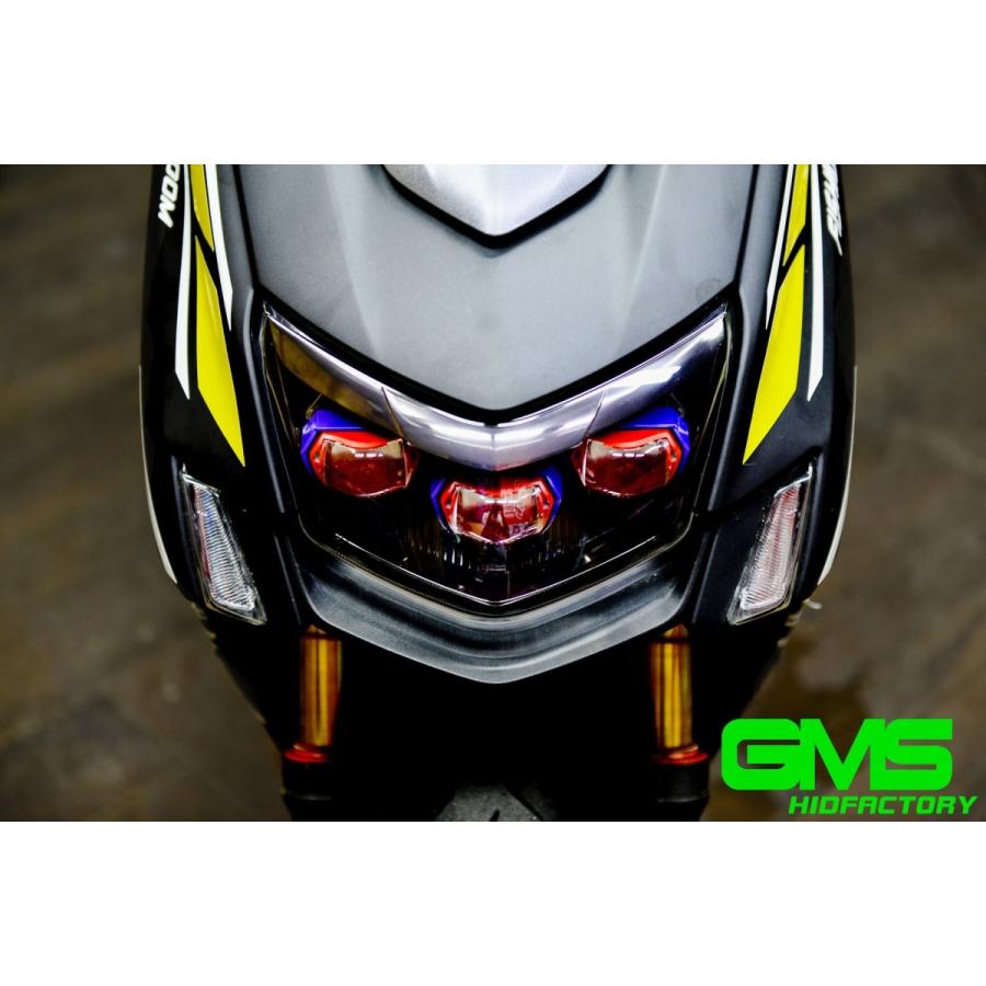 GMS X 5型 CYGNUS シグナスX トリプル スクエアプロジェクターヘッド