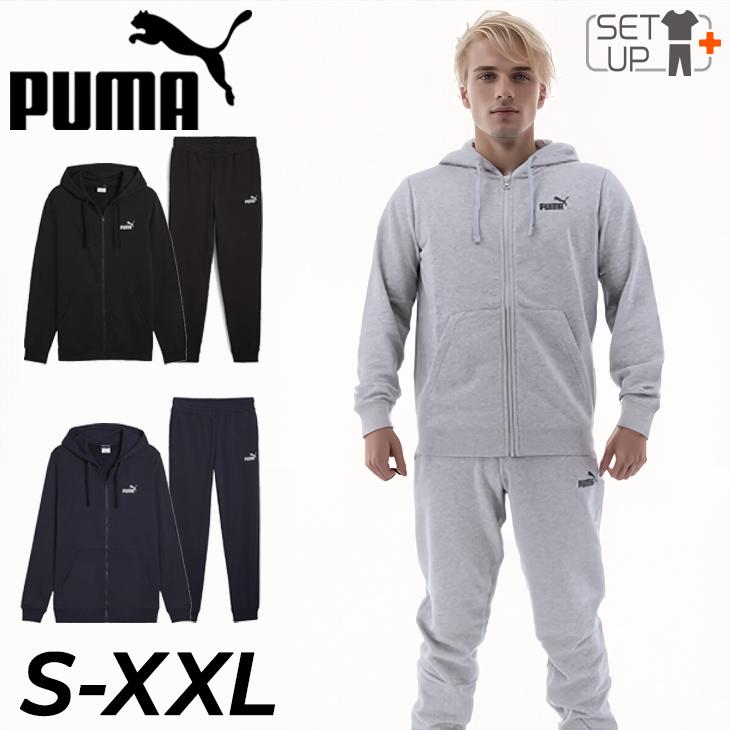 PUMA（プーマ） スウェット メンズ 上下 PUMA ESS NO. 1ロゴ 長袖