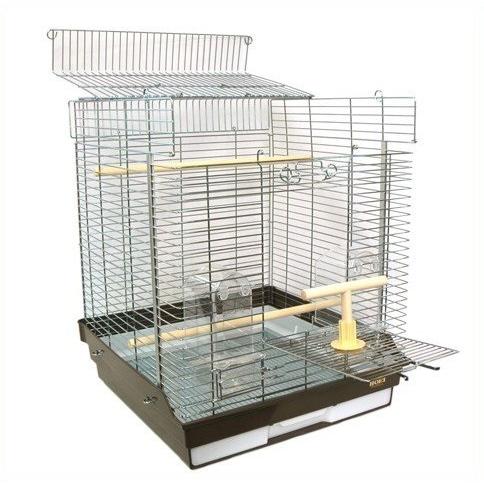 HOEI 鳥かご ケージ HOEI 465オカメ 底カラー ブラウン (組立サイズ