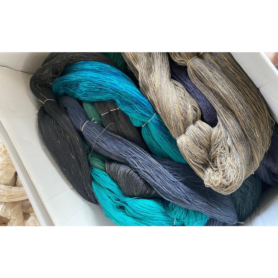 tamaki niime 播州織 ウールコットンショールL roots shawl BIG 110