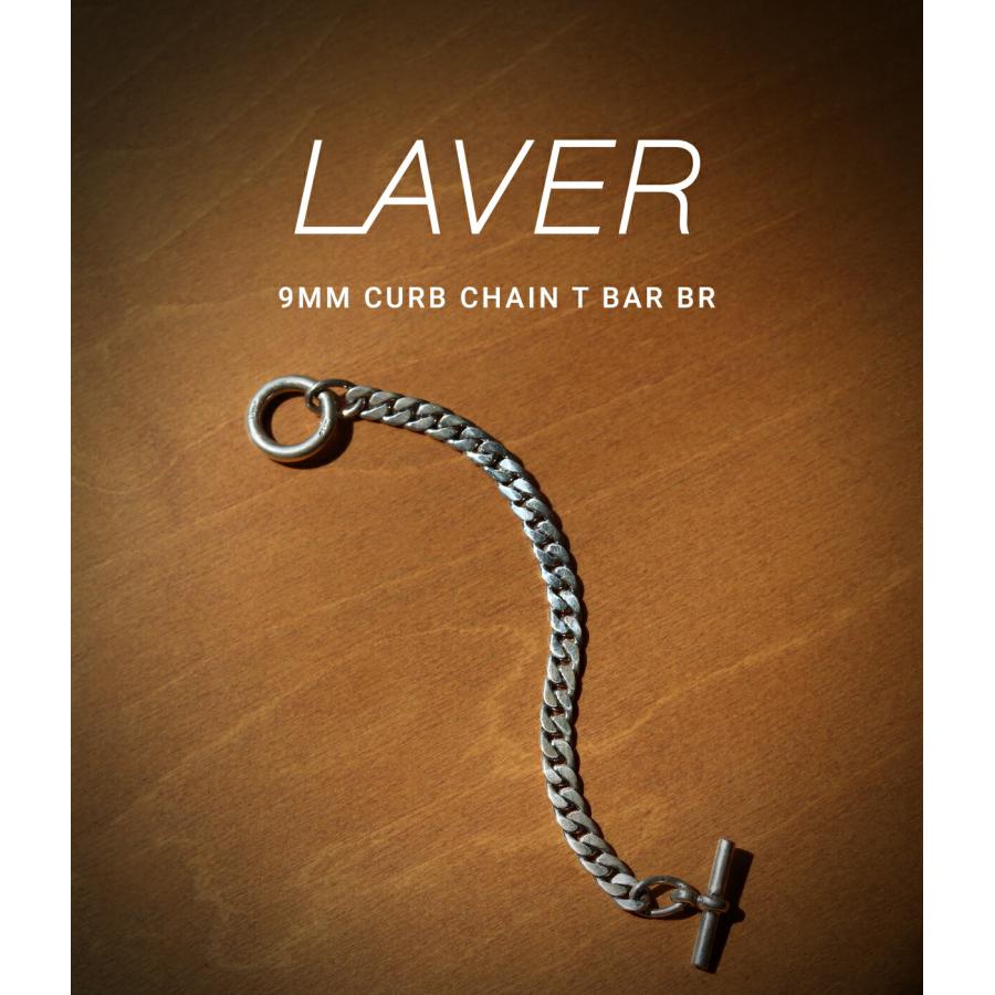 LAVER（ラバー） ： 9MM CURB CHAIN T BAR BR ： LAVER-NO-19