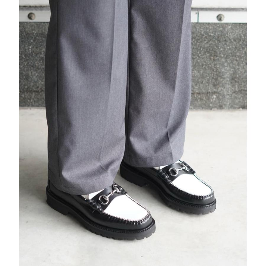 G.H.BASS（ジーエイチバス） ： 別注 WEEJUN 90S LINCOLN MOC - calf