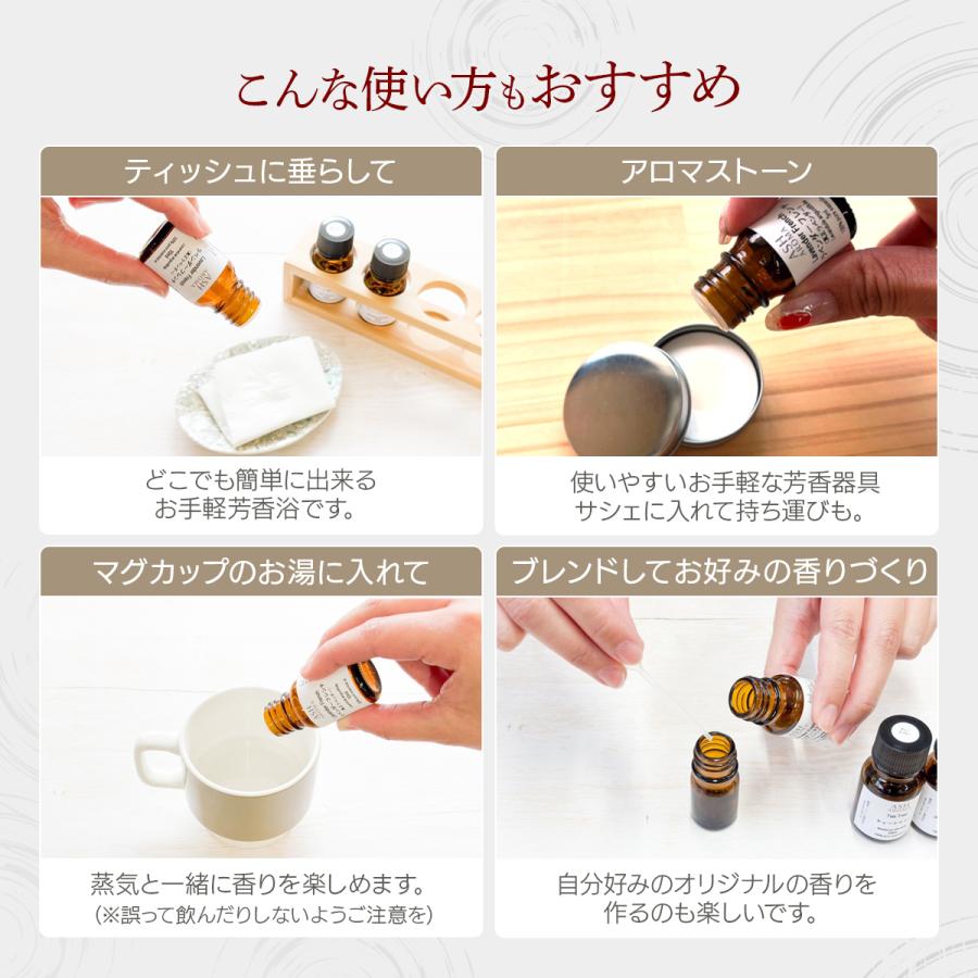 ASH AROMA アロマオイル 5本セット 柑橘系シトラスC 各10ml