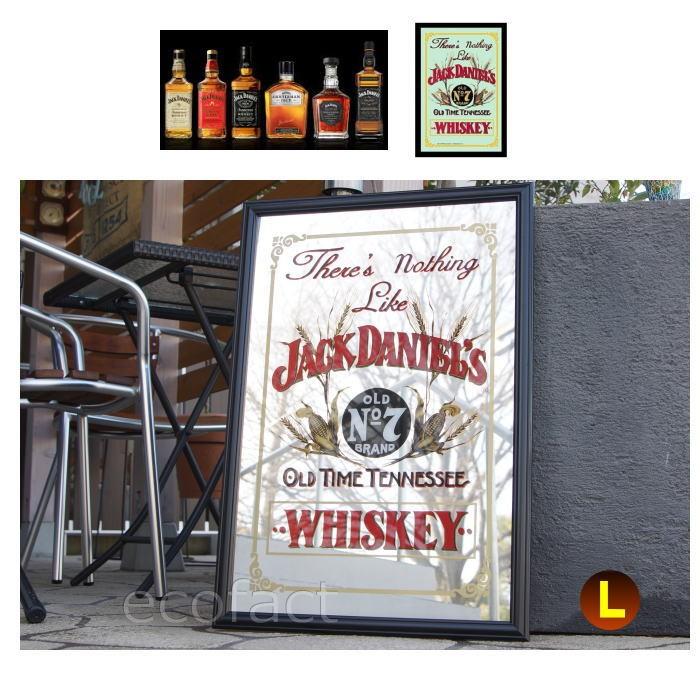 パブミラー バーミラー パブサインミラー ジャックダニエルロゴ