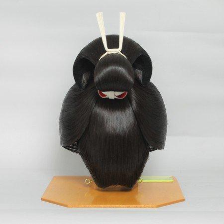 日本髪かつら 文金高島田 （中古・超美麗品） 髪色：#2 自然色 【中古