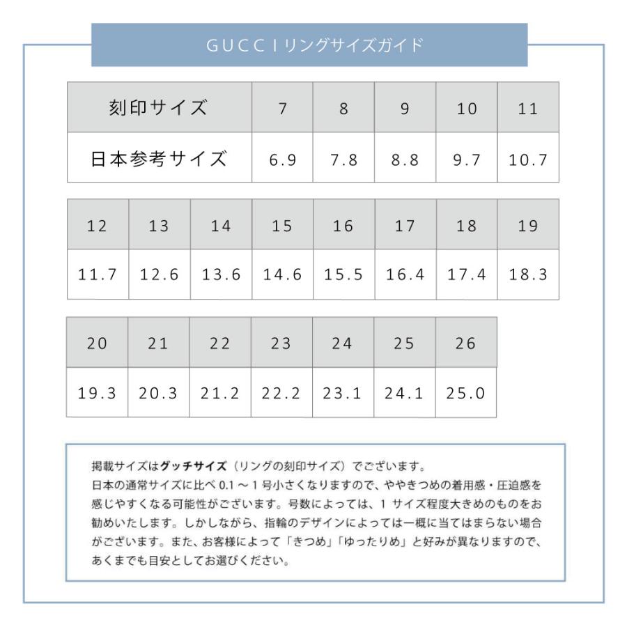 GUCCI（グッチ） 指輪 ブランデッドレギュラー Gリング スターリング