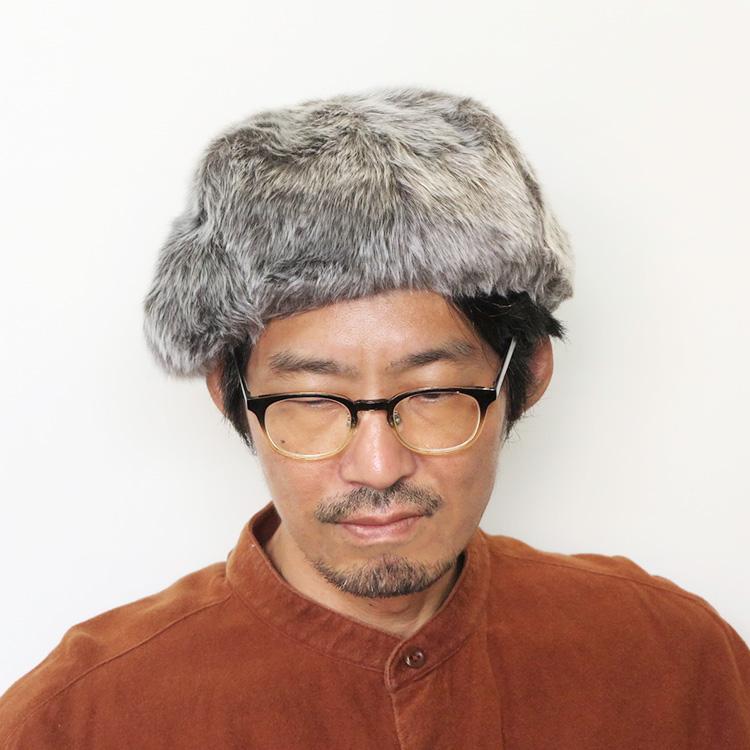 ベレー帽 レディース 帽子 ベレー エコファー フェイクファー ファー