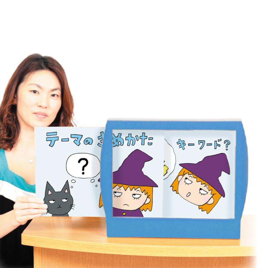 3888-5004) プラダン製紙芝居舞台 グリーン 軽量 軽い プラスチック