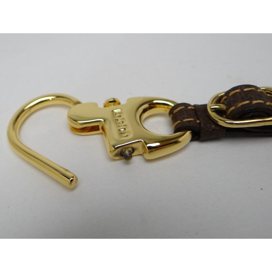 GUCCI（グッチ） オールドグッチ GG シェリー レザー キーホルダー