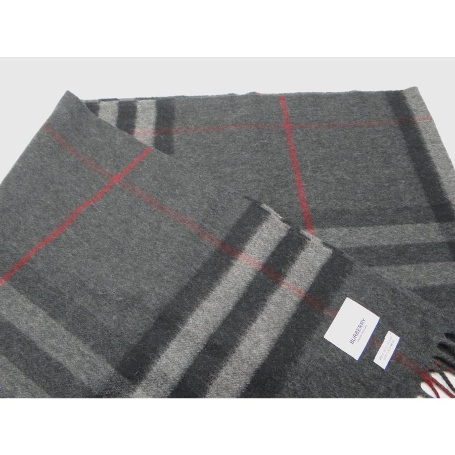 BURBERRY（バーバリー） チェック柄 カシミア100％ マフラー グレー系