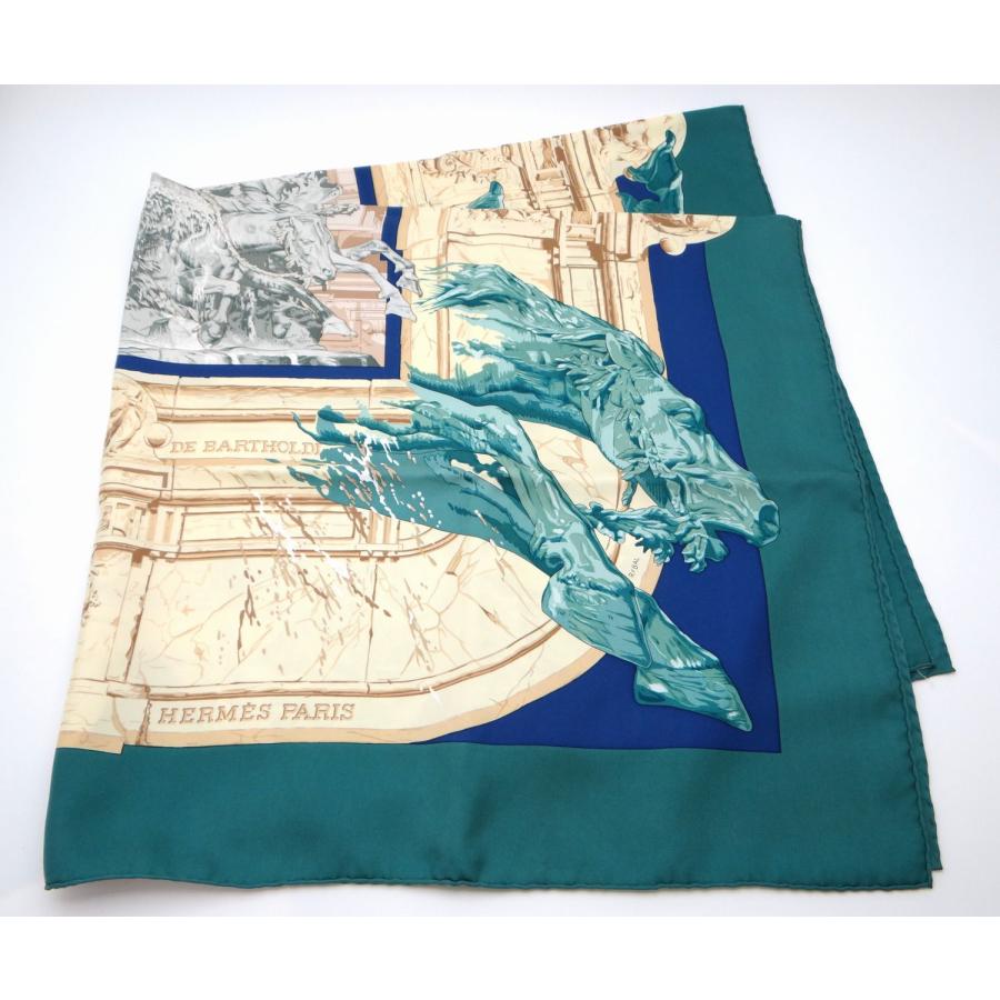 HERMES（エルメス） カレ90 LA FONTAINE DE BARTHOLDI バルトルディの