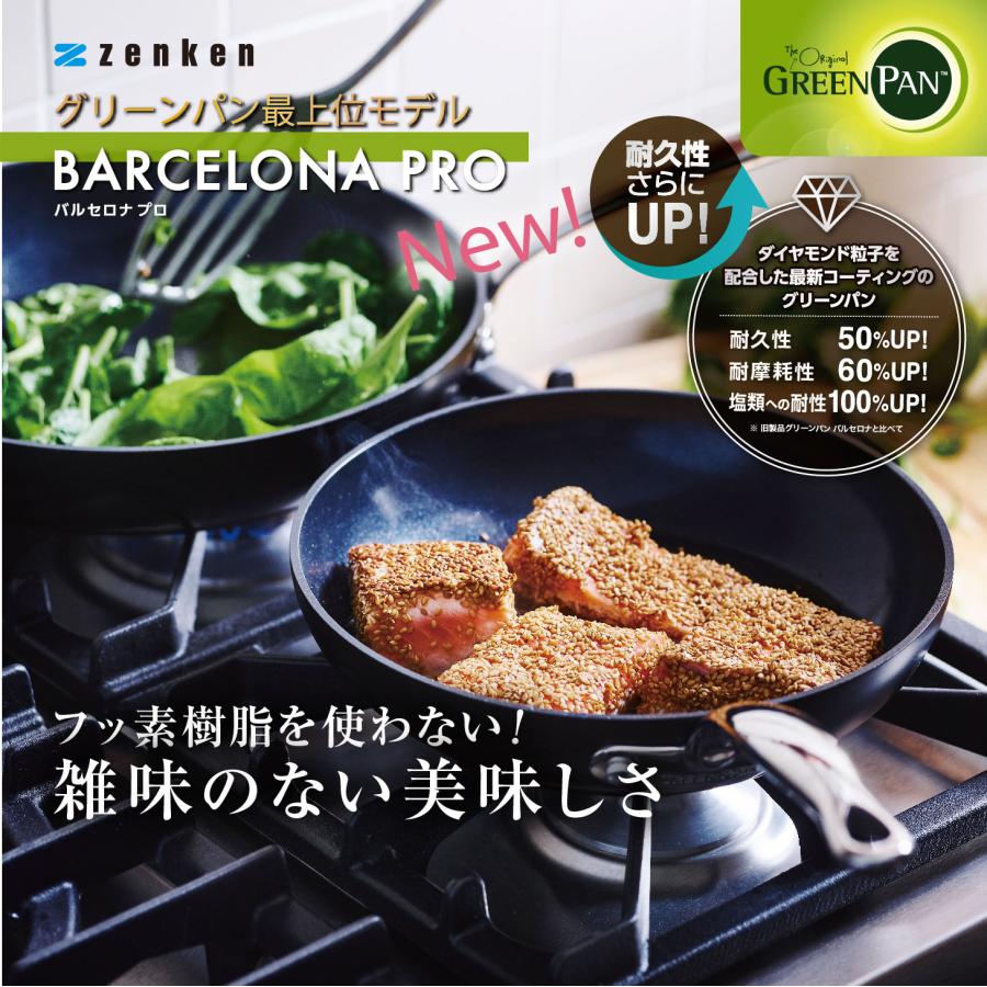 GREEN PAN（グリーンパン） バルセロナプロ エッグパン 卵焼き器 IH