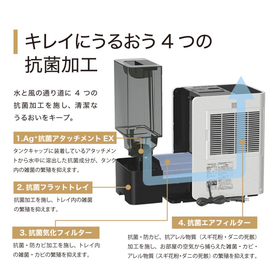 ダイニチ（Dainichi） 加湿器 LX HD-LX1224-W ハイブリッド 洋室33畳