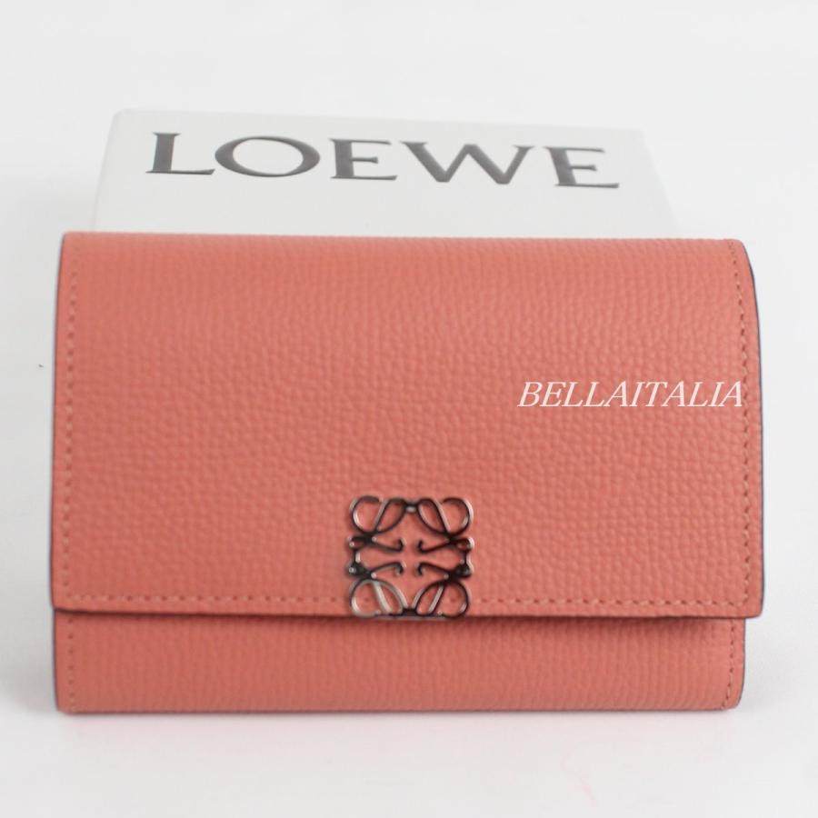 LOEWE（ロエベ） 財布 折りたたみ財布 レザー アナグラム スモール