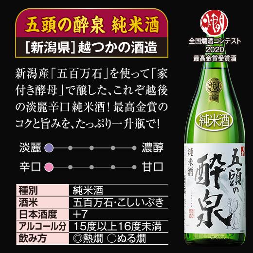 酒 日本酒 純米酒 普通酒 家呑み 応援 晩酌 セット 一升瓶 5本組 第6弾