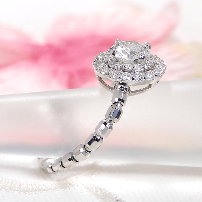 Pt950 0.80ct ダイヤモンド フリーリング 送料無料 PT プラチナ 指輪