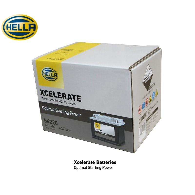 LBN2 62Ah 56220 / LB2 HELLA ヘラー バッテリー ( 適合 27-54H 27-55