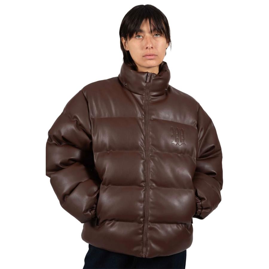 WASTED PARIS ウェイステッドパリス Puffer Hood Faux Leather ダウン
