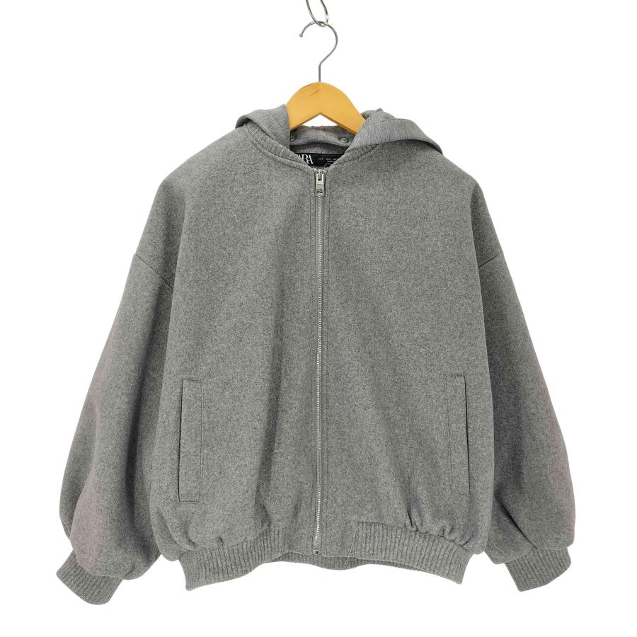ZARA（ザラ） オーバーサイズ フード ボンバージャケット レディース