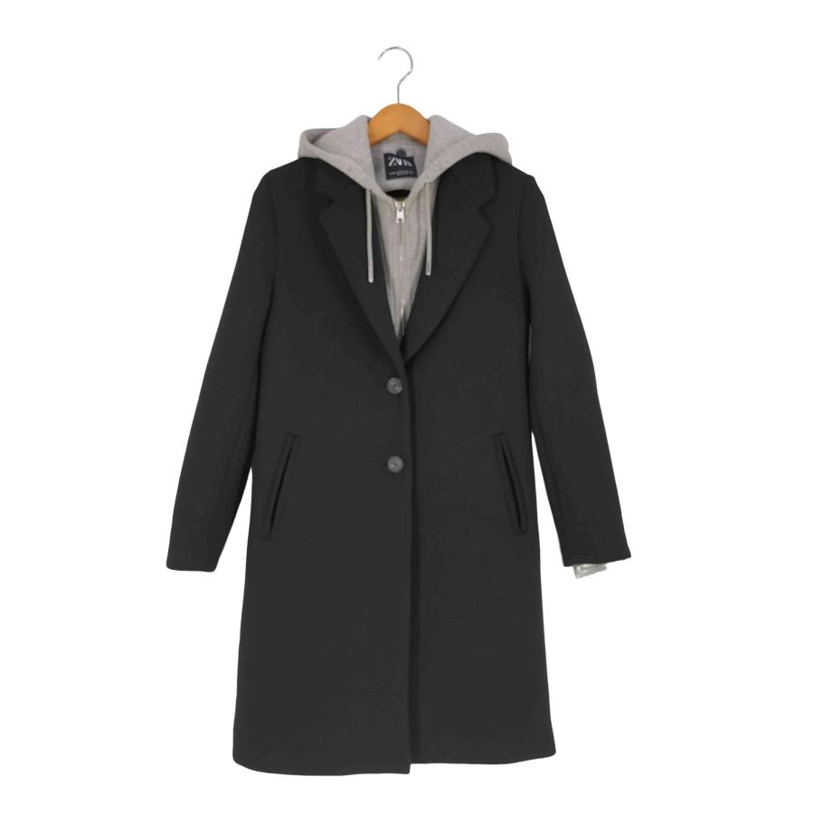 ZARA（ザラ） コントラストフードコート レディース import：XS 中古