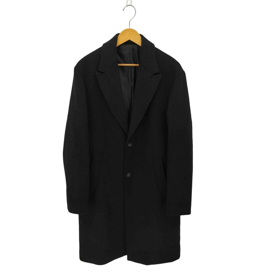 ZARA（ザラ） ウール フロントボタン チェスターコート メンズ import