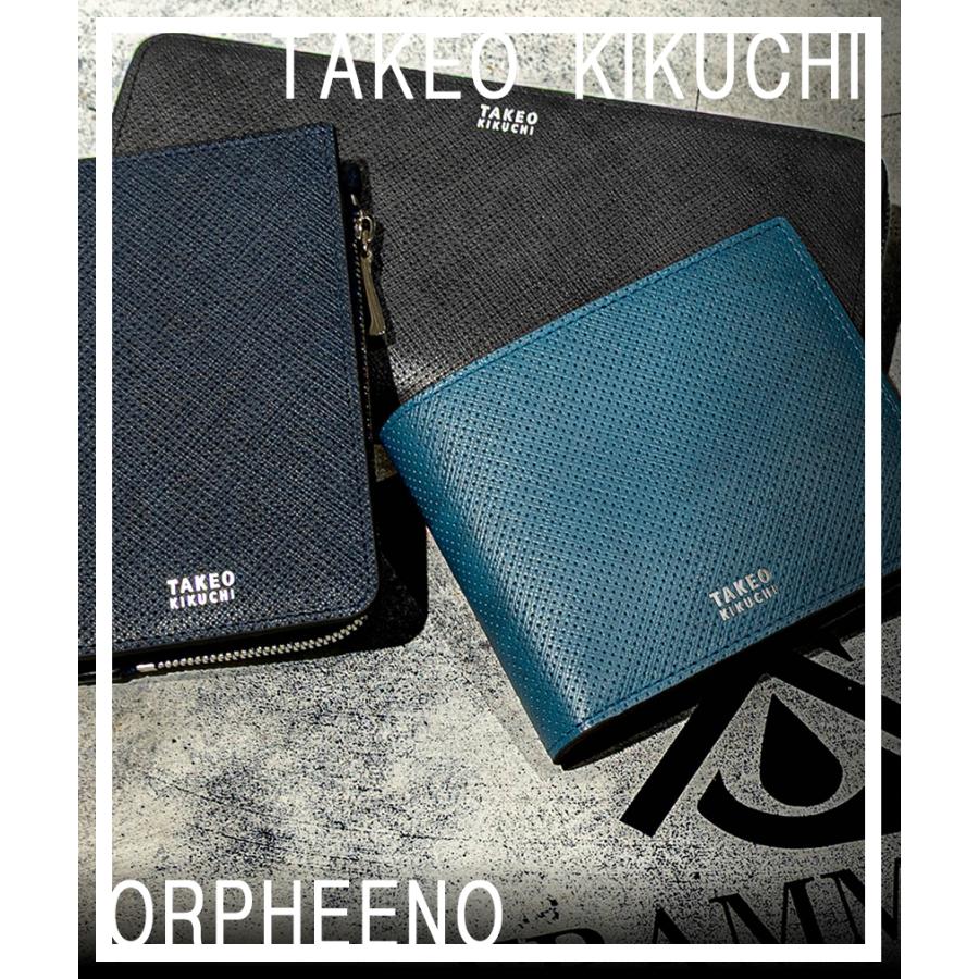 TAKEO KIKUCHI（タケオキクチ） 財布 二つ折り財布 メンズ セミ長財布