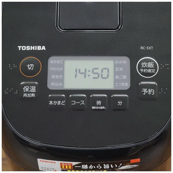 TOSHIBA（東芝） 炊飯ジャー ブラック RC-5XT-K 3合 IH : World Free