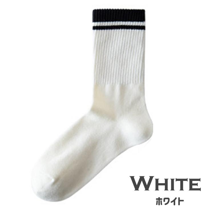 靴下 レディース クルーソックス 5足セット ソックス くつ下 ライン
