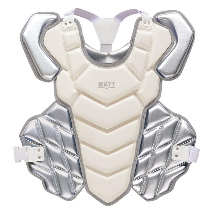 ゼット（ZETT） 2026モデル 限定 硬式 ホワイト キャッチャー防具 3点