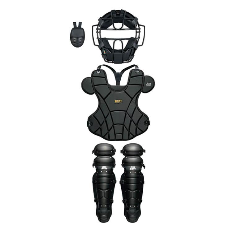 ゼット（ZETT） 軟式 キャッチャー防具 4点セット マスク プロテクター