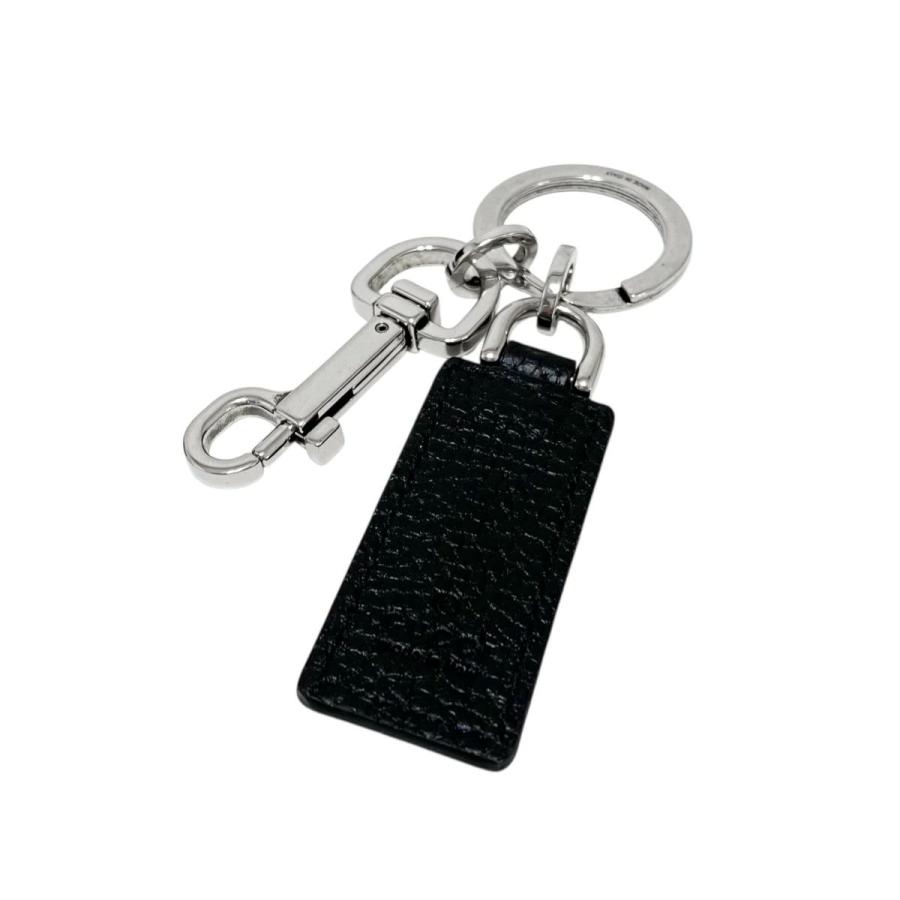 GUCCI（グッチ） スプリクトロゴ レザー キーリング キーチェーン