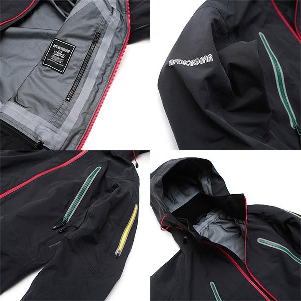 AFDICEGEAR AFDICEGEAR Shelter Jacket M.C.G. Black/Rasta