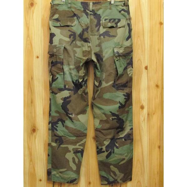 Vintage 米軍 ウッドランドカモ ミリタリー カーゴパンツ 迷彩 Large