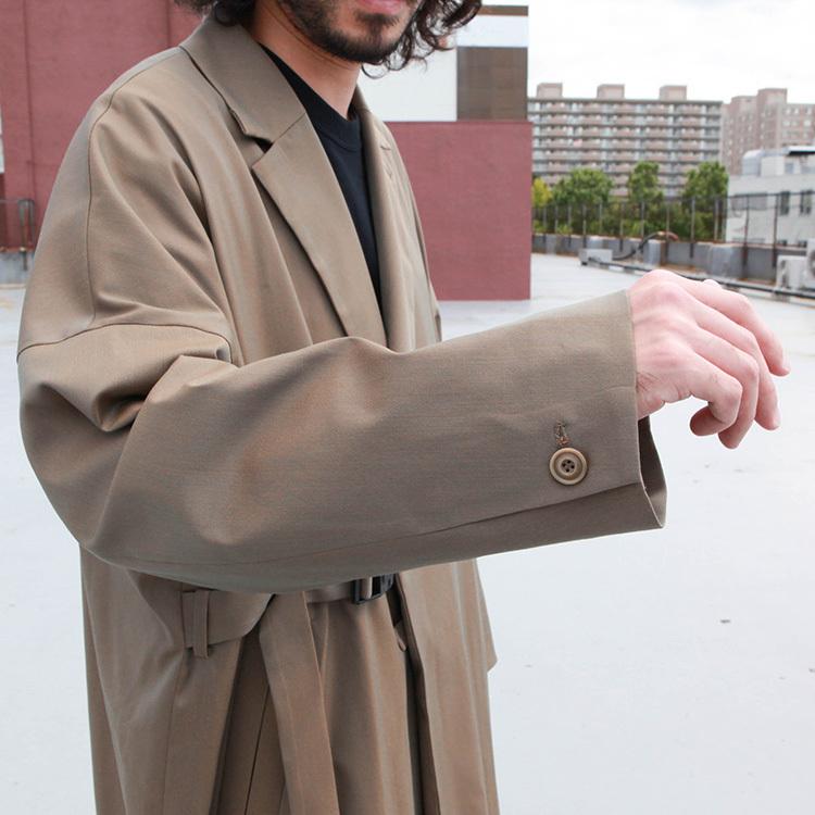 F/CE.（エフシーイー） ダブルブレステッドコート WRAP COAT : BROWN