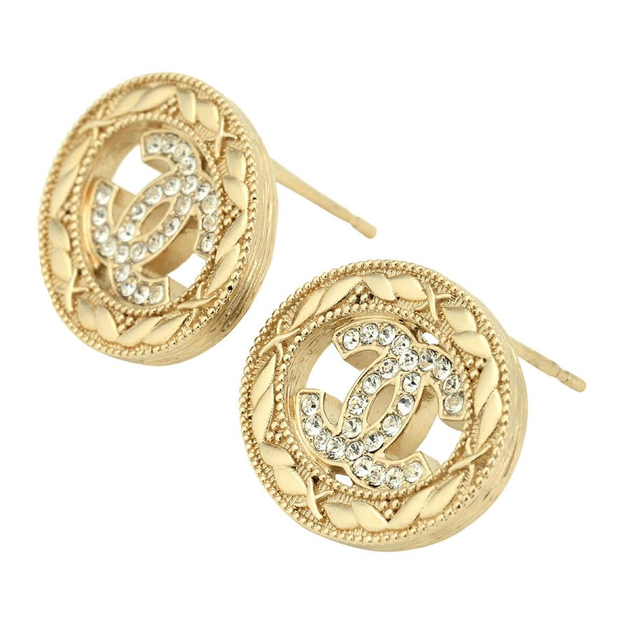 CHANEL（シャネル） 並行輸入 ピアス ドームボタン CHANEL PIERCE