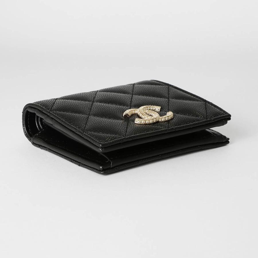 CHANEL（シャネル） 並行輸入 2つ折り財布 キャビアスキン CHANEL