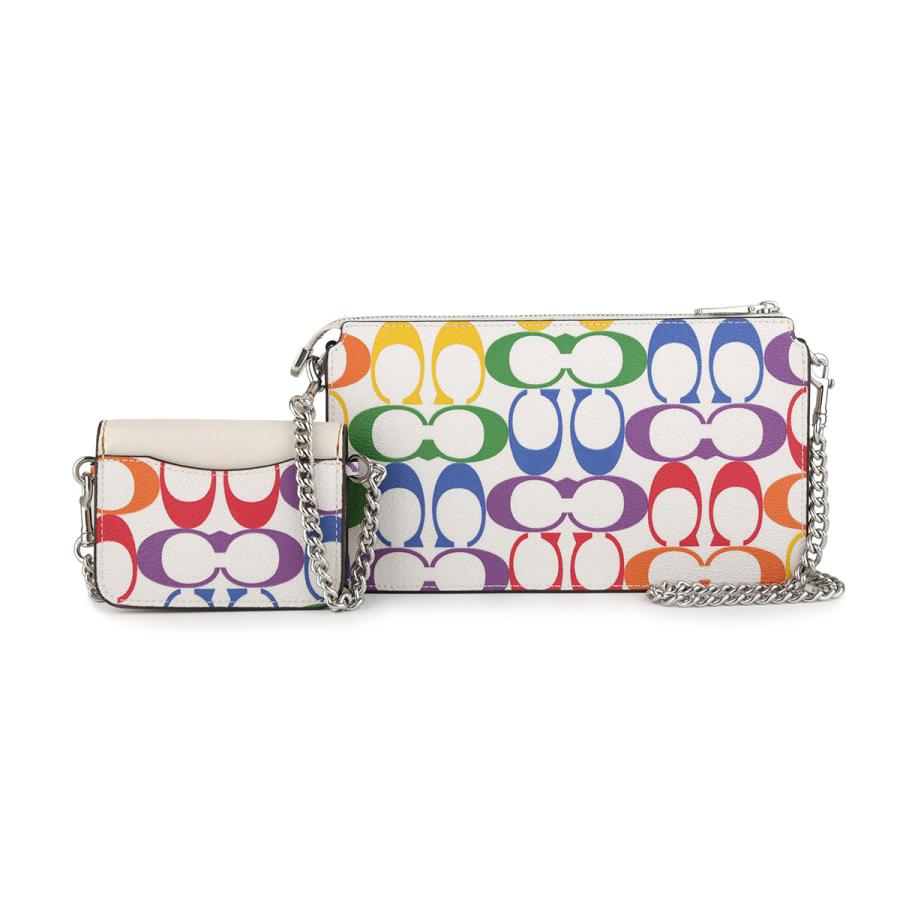 COACH（コーチ） 並行輸入 ショルダーバッグ レインボー シグネチャー