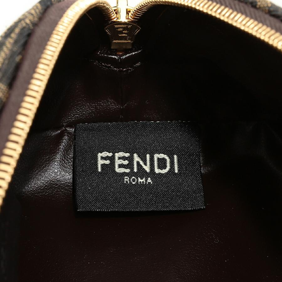 FENDI（フェンディ） 並行輸入 ポーチ ブラウンFFジャカード