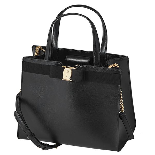 FERRAGAMO（フェラガモ） 並行輸入 トートバッグ ヴァラ ボウ 21I290