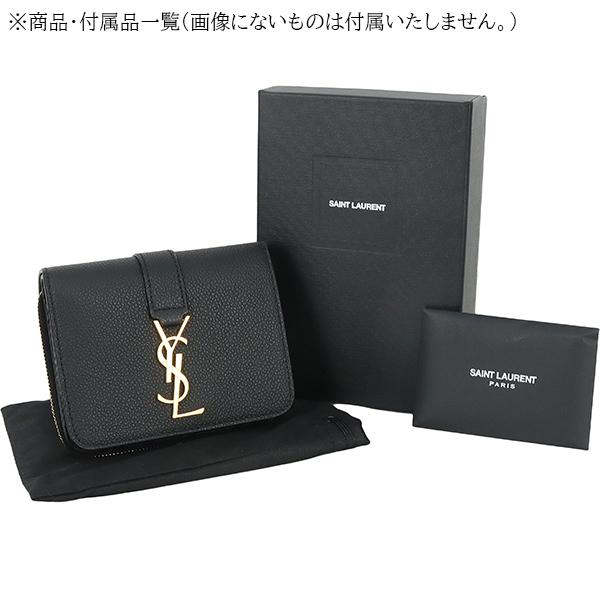 SAINT LAURENT サンローラン 財布 二つ折り スモール ジップウォレット