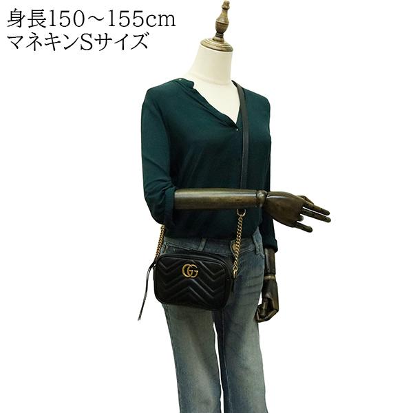 GG Marmont グッチ ミニカメラバッグ GGマーモント ブラック 1450