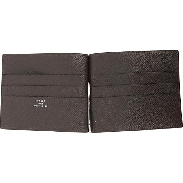 HERMES（エルメス） ポーカーGM マネークリップ ダークブラウン