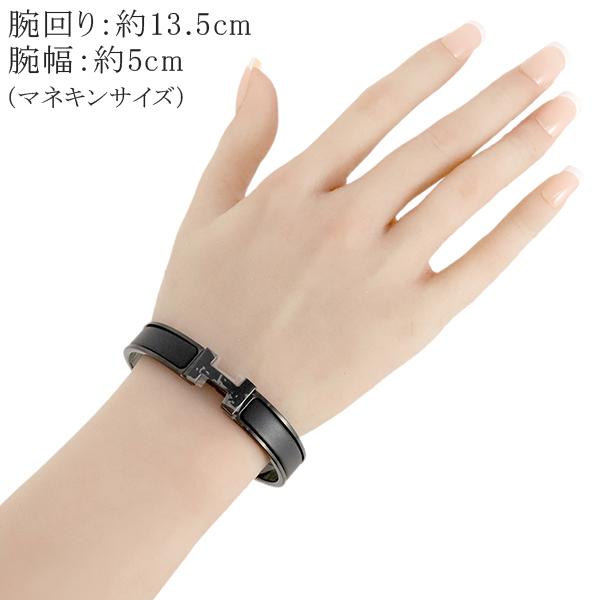 クリックH エルメス ブレスレット バングル クリックHH ソーブラック