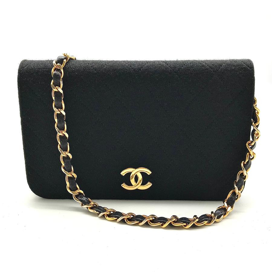 美品 CHANEL シャネル ココマーク ミニマトラッセ コットン プッシュ