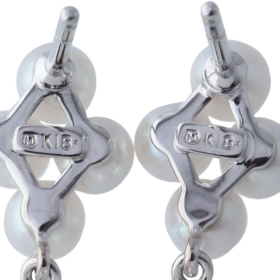 MIKIMOTO（ミキモト） ダイヤ パール ピアス 現行モデル PE-768PU型