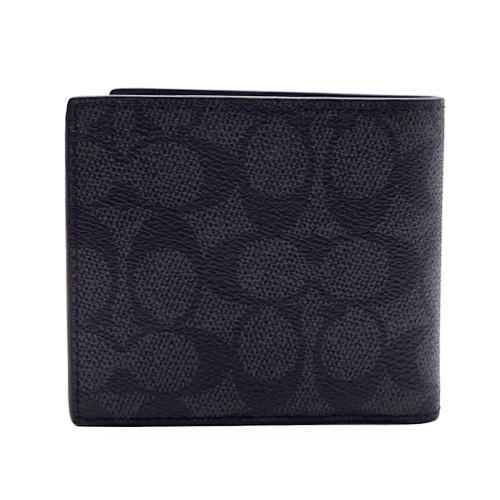 COACH（コーチ） 財布 メンズ 二つ折り財布 新作 新品 シグネチャー
