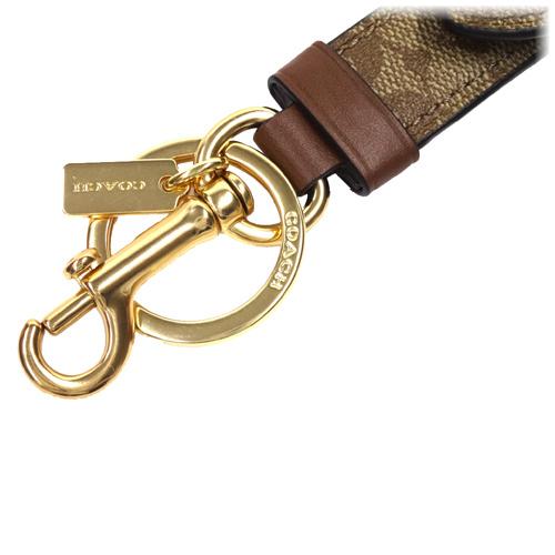 COACH（コーチ） キーホルダー キーリング シグネチャー トリガー